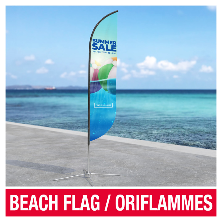 Beach flag  Oriflamme