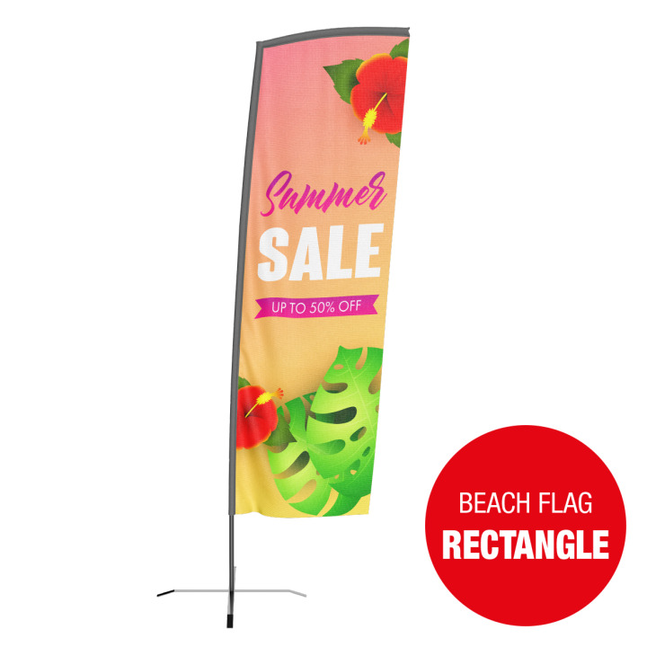 Beach flag RECTANGLE