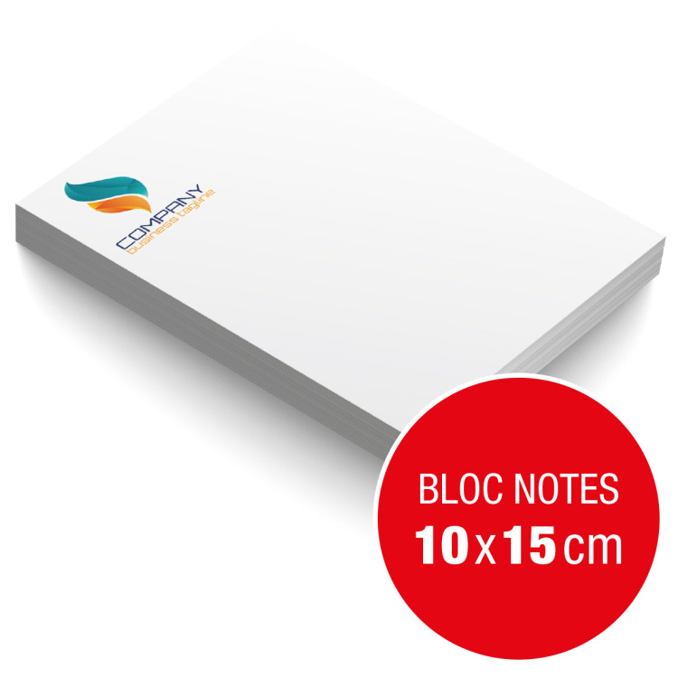 Bloc notes 10 x 15 cm