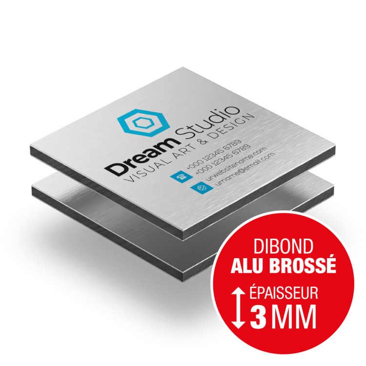 Dibond Alu Brossé 3mm