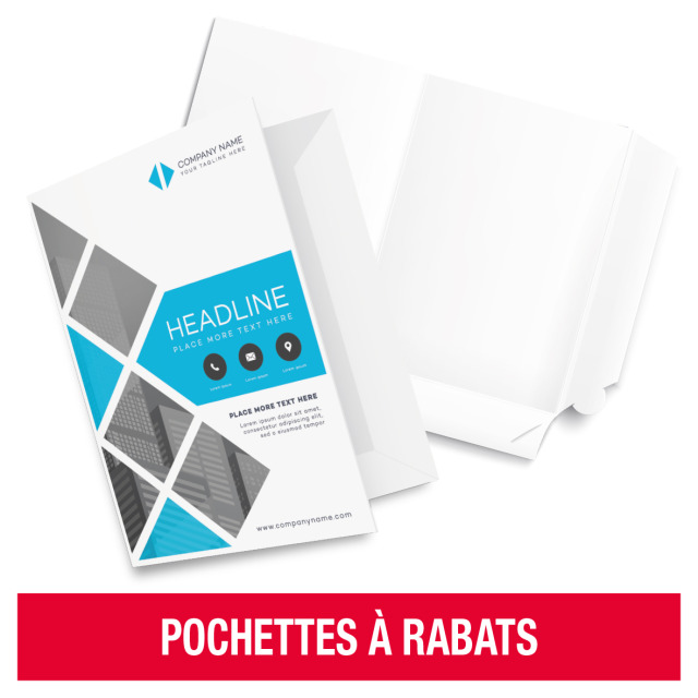 Pochettes à rabats