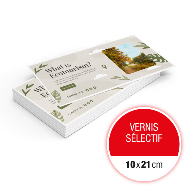 Vernis sélectif 10 x 21 cm